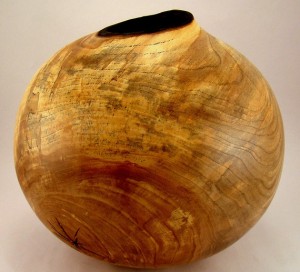 elm wooden vessel by makye77 on etsy